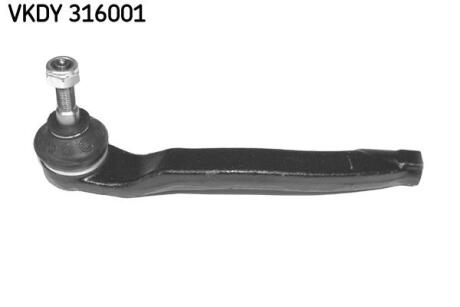 Наконечник рулевой тяги RENAULT CLIO III/GRAND SCENIC/MEGANE II 02- прав. SKF VKDY 316001