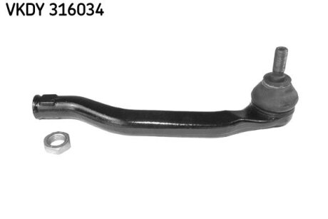 RENAULT наконечник рульової тяги лів. Megane 08- SKF VKDY316034