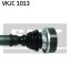 VW піввісь GOLF,JETTA II 1.0,1.3 83-92 прав. SKF VKJC 1013 (фото 3)
