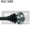 BMW піввісь 3 E36 316,318,320 91- ABS SKF VKJC 1059 (фото 3)