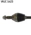 OPEL Полуось лів. L=606mm 30/25 зуб. VECTRA C (Z02) 1.9 CDTI (F69) 05-08, SIGNUM (Z03) 1.9 CDTI 04-08 SKF VKJC1423 (фото 2)