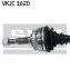 OPEL піввісь VECTRA B 1.7TD 95-96 прав. ABS SKF VKJC 1620 (фото 2)