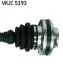 VW піввісь з ABS L=546mm 38 зуб. TRANSPORTER IV 2.5 TDI 00-03 SKF VKJC 5193 (фото 3)