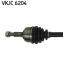 Приводний вал RENAULT Fluence/Grand Scenic/Megane/Scenic "1,5 "08>> SKF VKJC6204 (фото 2)