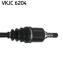Приводний вал RENAULT Fluence/Grand Scenic/Megane/Scenic "1,5 "08>> SKF VKJC6204 (фото 3)