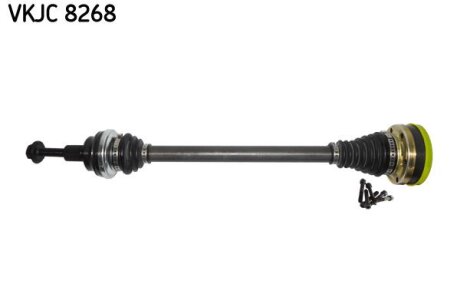 AUDI Напіввісь задн. лів. A3 (8P1) 1.8 TFSI quattro 08-12, SEAT ALTEA XL (5P5, 5P8) 2.0 TDI 4x4 07-10, SKODA OCTAVIA II Combi (1Z5) 1.9 TDI 4x4 04-10, VW GOLF V (1K1) 1.9 TDI 4motion 04-08 SKF VKJC8268