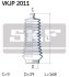 Пильовик рульового керування SKF VKJP 2011 (фото 2)