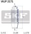 Комплект гофрованих кожухів, механізм рульового керування SKF VKJP 2171 (фото 2)