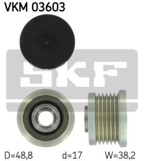 RENAULT Шкив генератора Trafic 1.9/2.5 dci 01- SKF VKM 03603