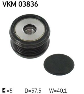 Шків генератора SKF VKM03836
