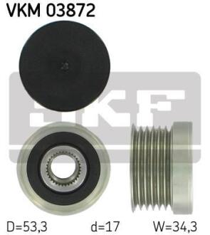 Механізм вільного ходу генератора SKF VKM 03872