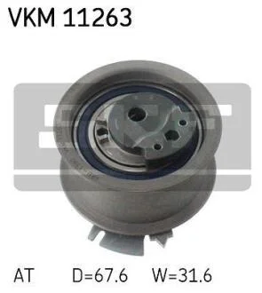 Ролик ременя грм натяжний AUDI/SEAT/SKODA/VW A4/A6/Octavia/Superb/Golf/Jetta/Passat/Tiguan "2L "03>> SKF VKM 11263