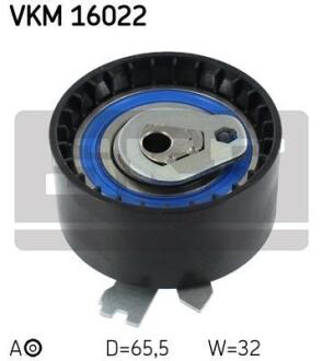 A_Ролик ременя грм натяжний DACIA/NISSAN/RENAULT Duster/Logan/Sandero/Kangoo/Megane "1,4/1,6L "97>> SKF VKM 16022