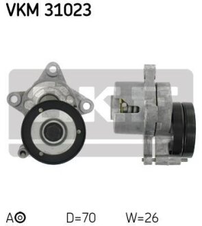 A_Натягувач ременя SEAT/VW Ibiza/Caddy/Golf/Polo "1,4/1,6L "91-04 SKF VKM 31023