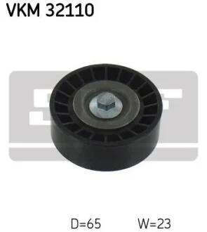 Ролик паразитний FIAT/LANCIA 500/Panda/Punto/Ypsilon "0,9L "09>> SKF VKM 32110