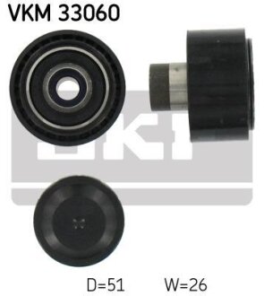 FORD ролик натяжн.Fiesta,Fusion,Citroen 1.6HDI SKF VKM 33060