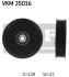 SKF OPEL натяжний ролик DB Sprinter,Viano,VitoAstra 98-05,Vectra 02-,Zafira 99- VKM 35016