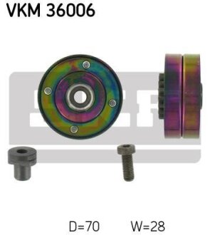 Ролик натягувача SKF VKM 36006 (фото 1)