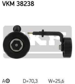 Ролик натяжний BMW/LAND ROVER/MG 3/5/7/X5/Freelander/Range Rover/MG ZT "2,0/3,0L "98>> SKF VKM 38238
