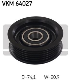 Направляючий ролик SKF VKM 64027