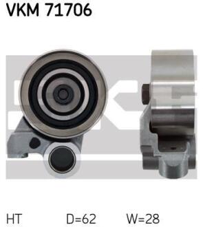 TOYOTA натяжний ролик Land Cruiser 3.0TD -02 SKF VKM 71706