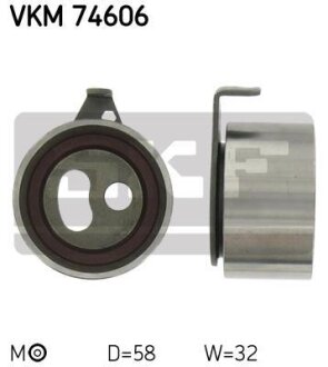 MAZDA Ролик натяжн.B-Serie 2.5D 96- SKF VKM 74606