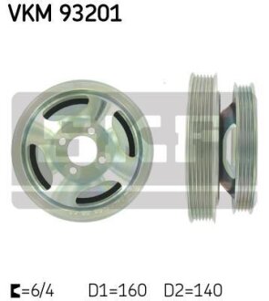 Шків колінвалу SKF VKM 93201