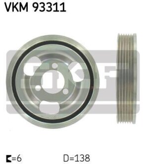BMW ремінний шків F20 114,116 SKF VKM 93311