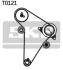 Роликовий модуль натягувача ременя (ролик, ремінь) SKF VKMA 03300 (фото 1)