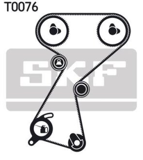 Комплект ГРМ (ремінь + ролик) SKF VKMA 06112