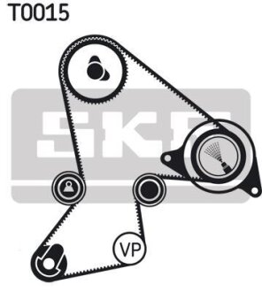 К-кт. ГРМ (ремінь+ ролик) Renault 18/20/21/25 SKF VKMA 06214