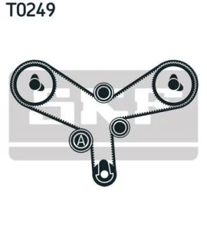 A_Ремкомплект ГРМ CITROEN/RANGEROVER/PEUGEOT 2.7-3.0HDI/TDV6 "08>> SKF VKMA 07261