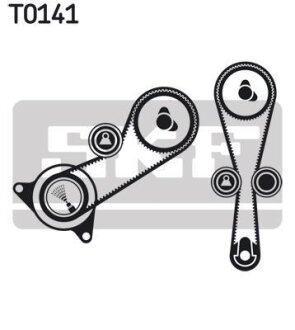 Комплект ГРМ (ремінь + ролик) SKF VKMA 07302