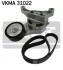 Роликовий модуль натягувача ременя (ролик, ремінь) VKMA 31022