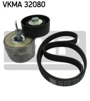 Набір поліклинових ременів (із шківами) SKF VKMA 32080