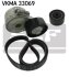 Комплект доріжкових пасків SKF VKMA 33069 (фото 1)