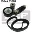 Поликлиновой ременный комплект SKF VKMA 33309 (фото 1)