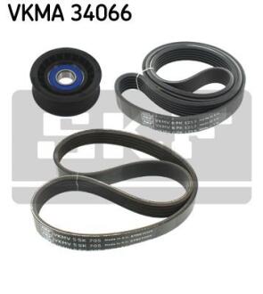 Роликовий модуль натягувача ременя (ролик, ремінь) SKF VKMA34066