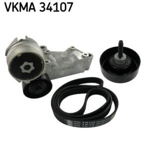 Набір поліклинових ременів (із шківами) SKF VKMA 34107