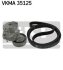 Комплект доріжкових пасків SKF VKMA 35125 (фото 1)