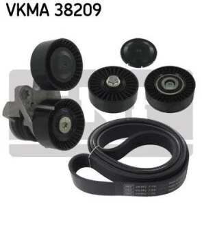 Поликлиновой ременный комплект SKF VKMA 38209