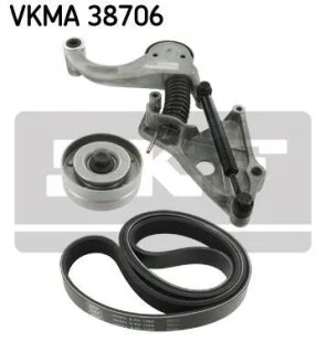 Поликлиновой ременный комплект SKF VKMA 38706