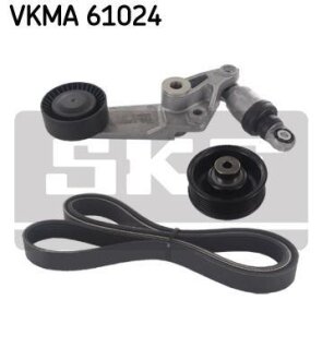 Поликлиновой ременный комплект SKF VKMA 61024