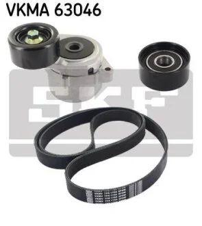 Поликлиновой ременный комплект SKF VKMA 63046