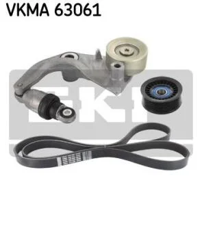 Роликовий модуль натягувача ременя (ролик, ремінь) SKF VKMA 63061
