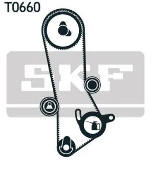 Комплект ГРМ (ремінь + ролик) SKF VKMA 91015