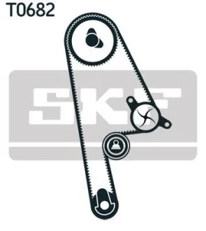 Комплект ГРМ (ремінь + ролик) SKF VKMA 93615