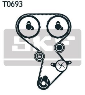 Комплект ГРМ (ремінь + ролик) SKF VKMA 95924-1