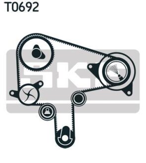 Водяний насос + комплект зубчатого ременю SKF VKMC 94912