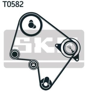 Комплект ГРМ, пас+ролик+помпа SKF VKMC 96010